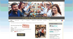 Desktop Screenshot of foodtoursofnice.com